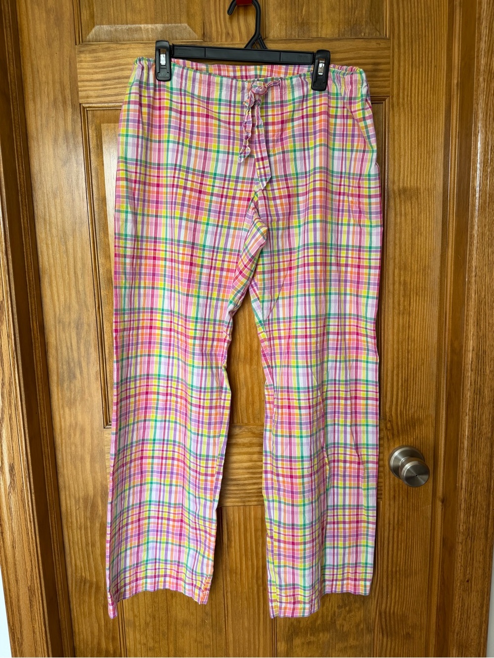 Victoria's Secret Women’s 100% Cotton Multicolor Plaid Pajama Set- Size M - Picture 7 of 8